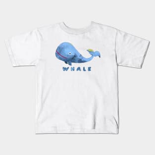 Cute whale sea animal for kids Liam Fitzpatrick Kids T-Shirt